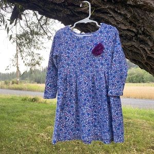 Joules 3-4 Blue Floral Dress